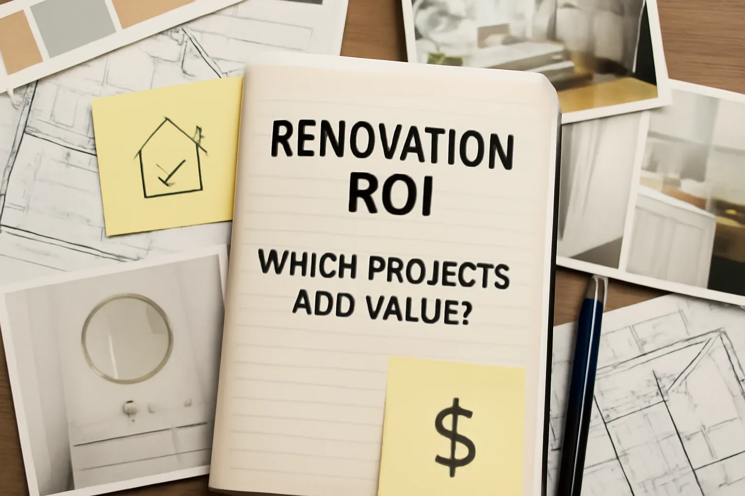 Renovation ROI: Which Projects Add Value? editorial planning image