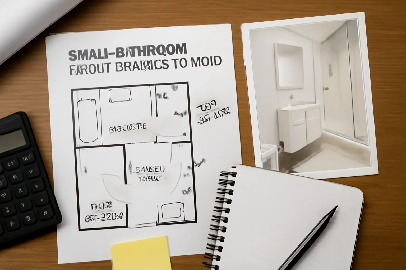 Small Bathroom Layout Mistakes to Avoid editorial planning image