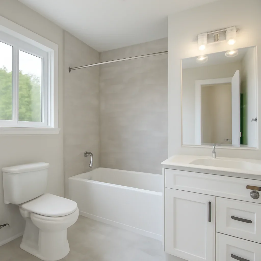 Finished bathroom renovation project in Chilliwack, BC