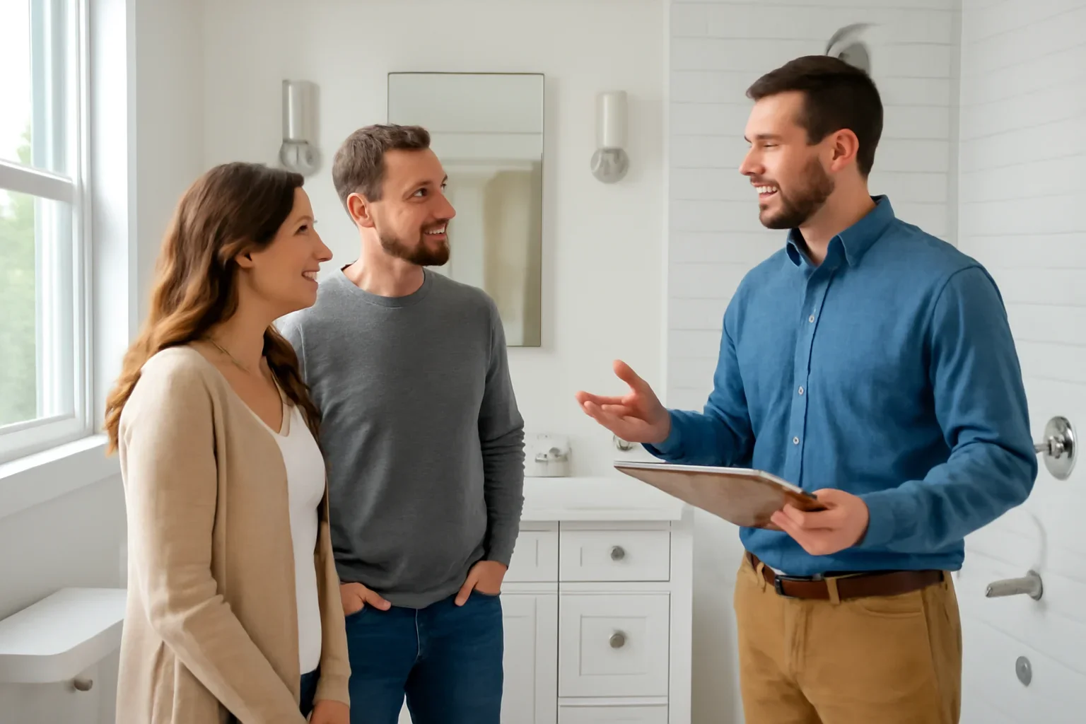 Bathroom Renovation consultation for a property owner in Chilliwack, BC