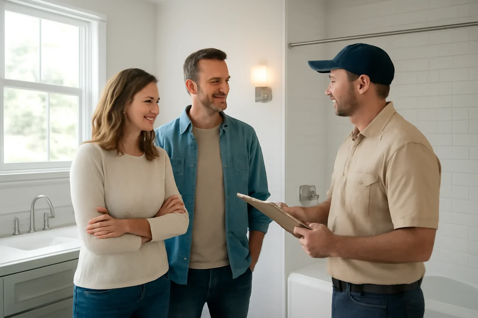 Bathroom Renovation consultation for a property owner in North Saanich, BC