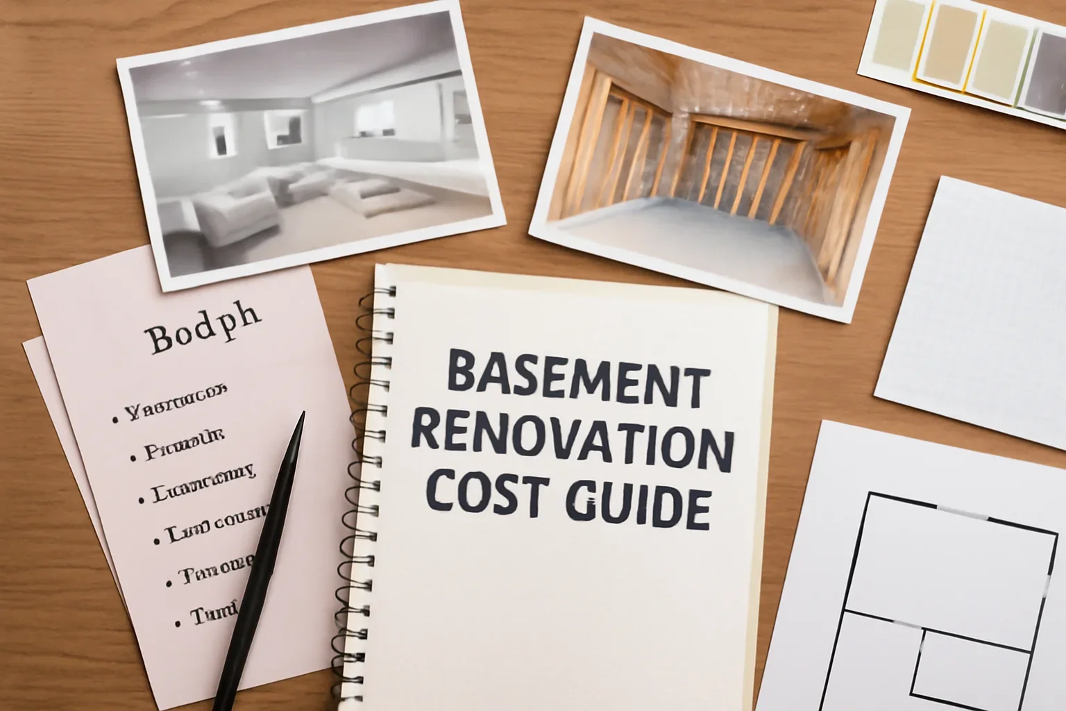 Basement Renovation Cost Guide for BC Homeowners editorial planning image