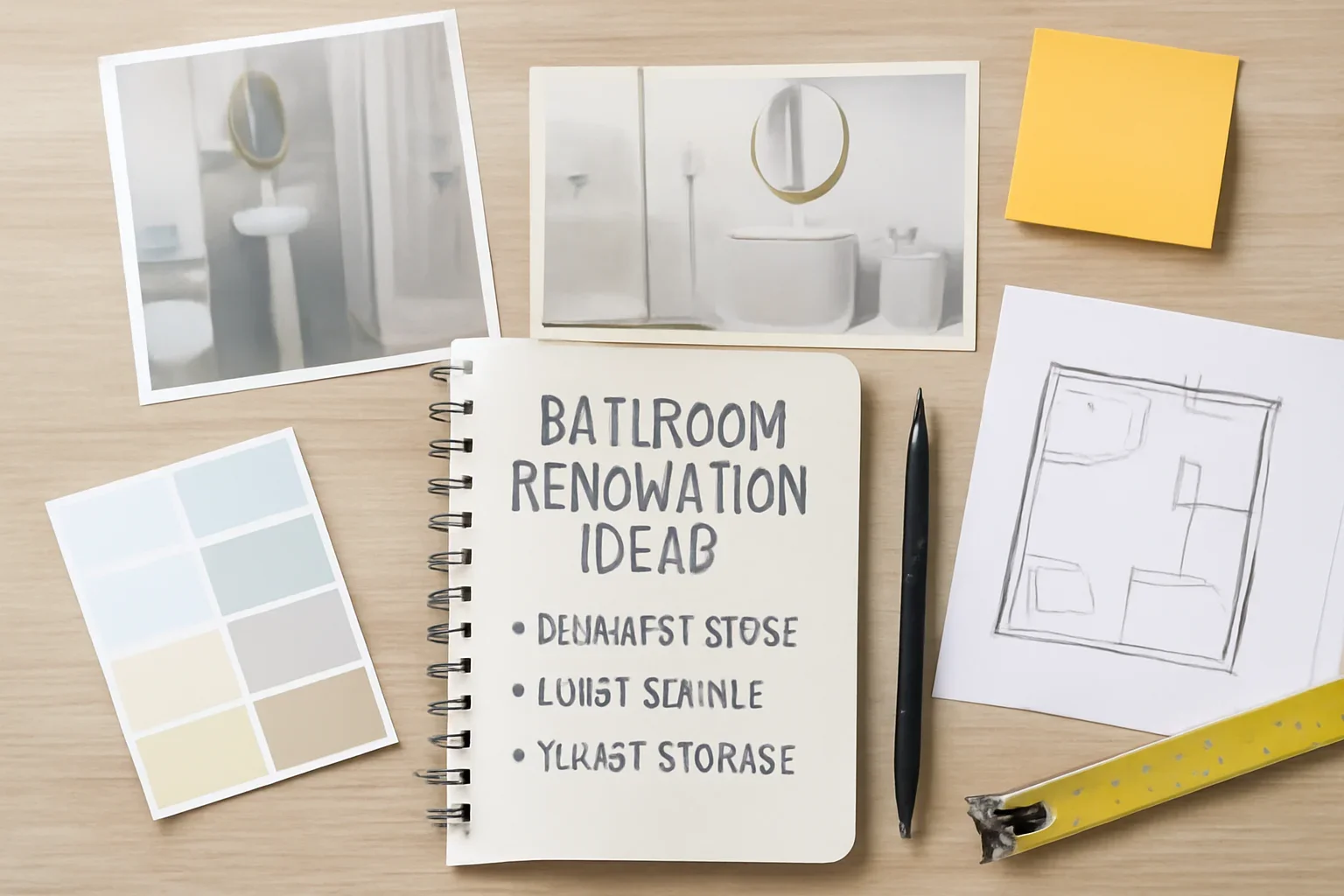 Bathroom Renovation Ideas for Small Bathrooms editorial planning image
