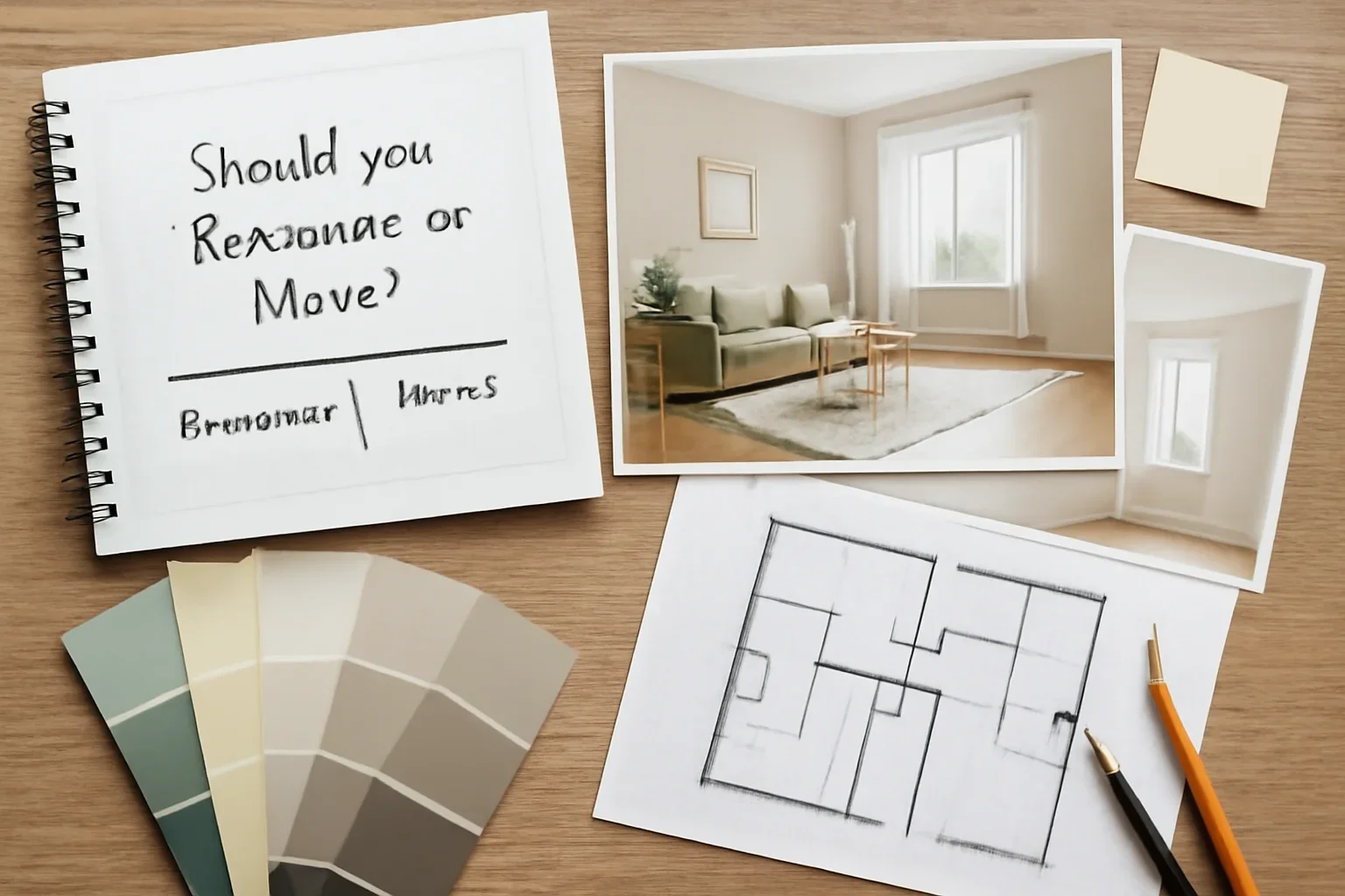 Should You Renovate or Move? editorial planning image
