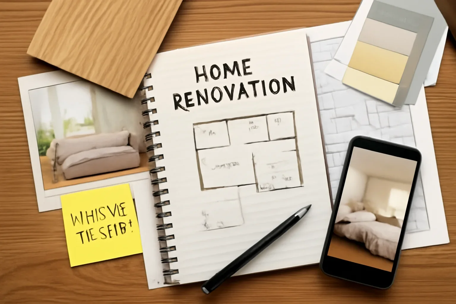 Where to Stay During a Home Renovation editorial planning image