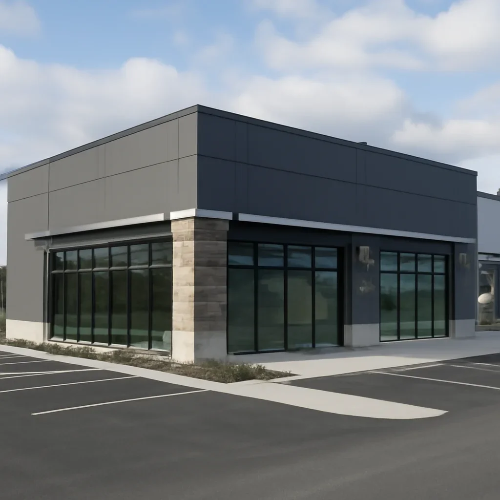 Finished commercial renovation project in Burnaby, BC