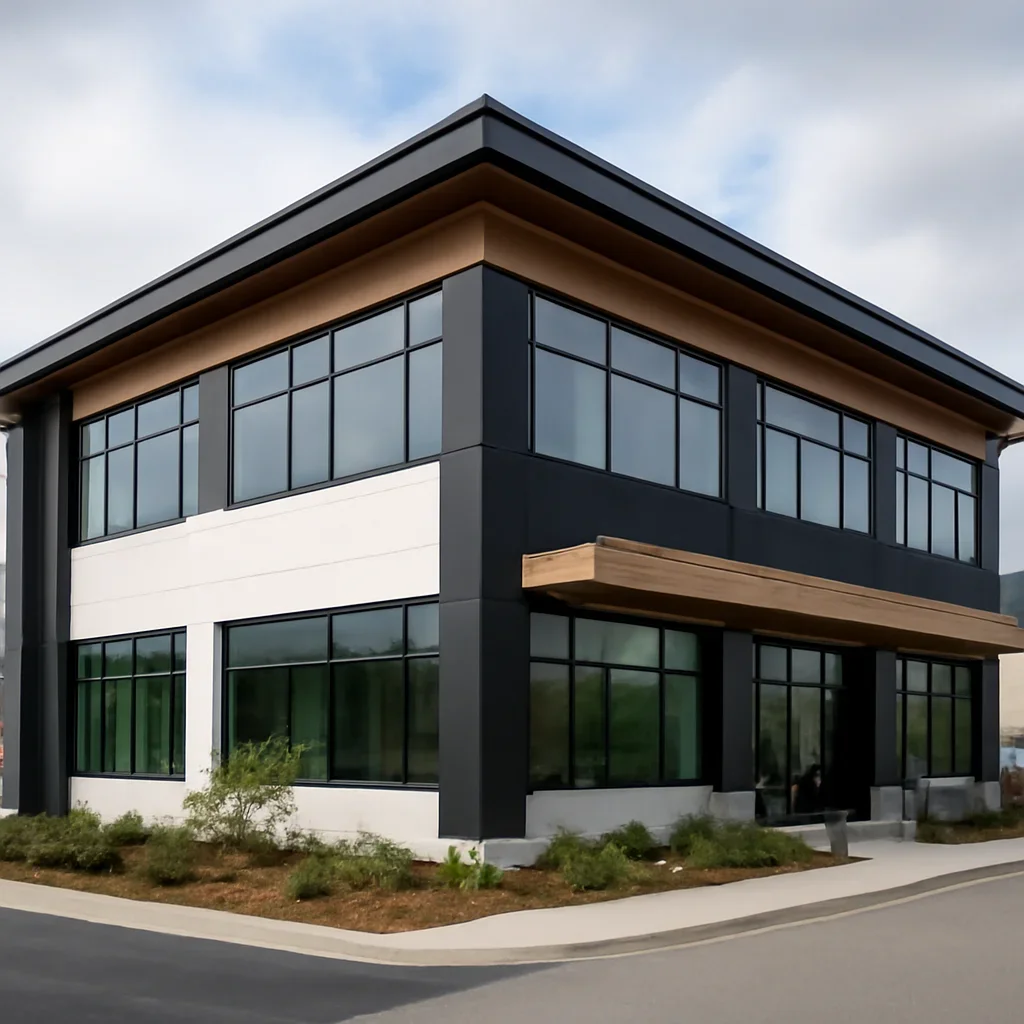 Finished commercial renovation project in North Vancouver, BC