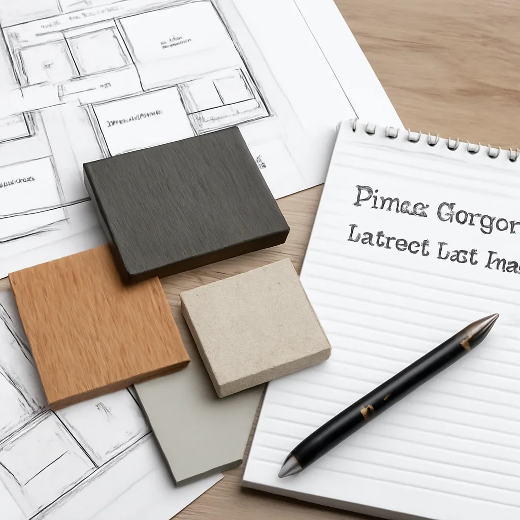 Commercial Renovation planning materials for a project in Prince George, BC
