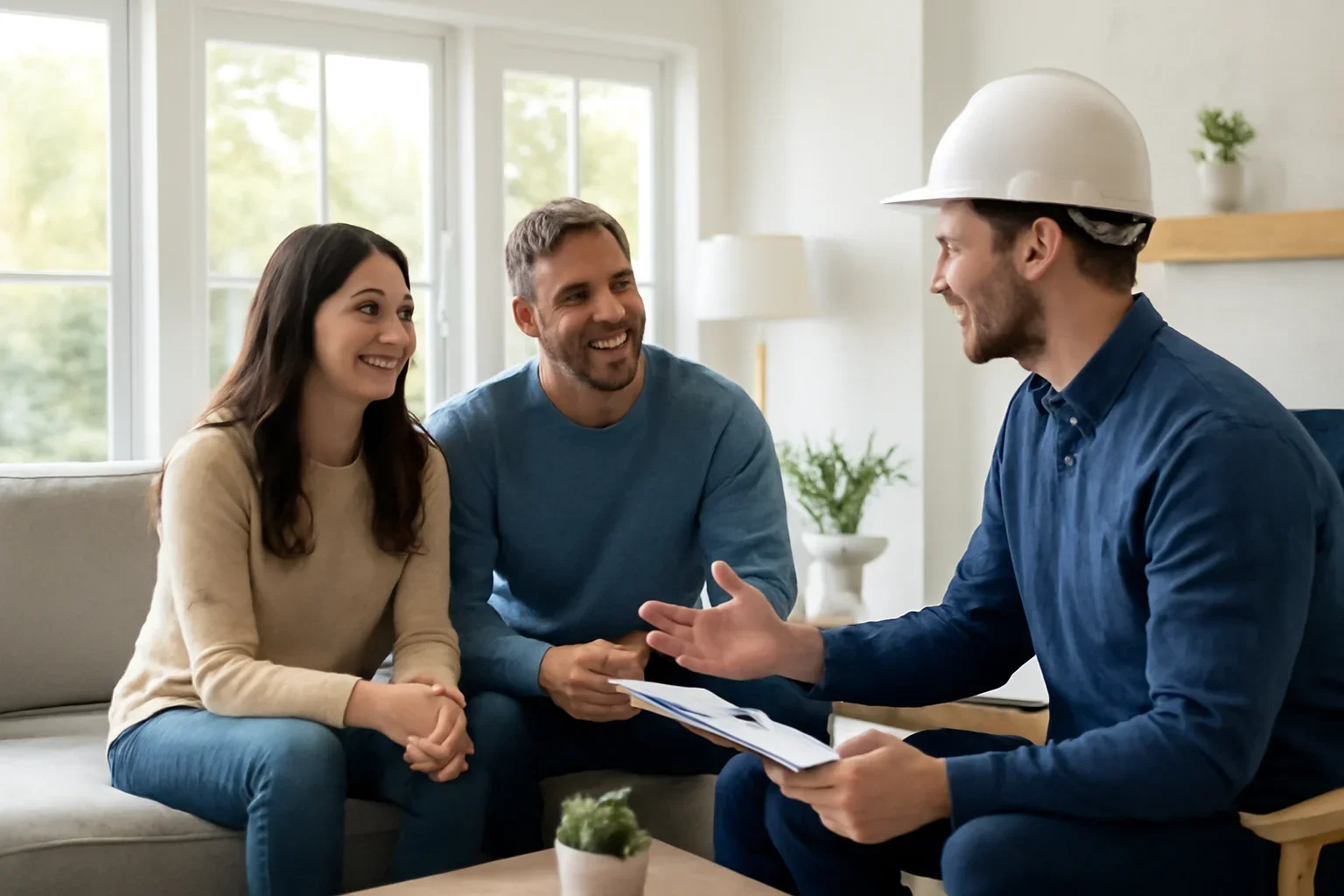 Home renovation consultation with homeowners in British Columbia