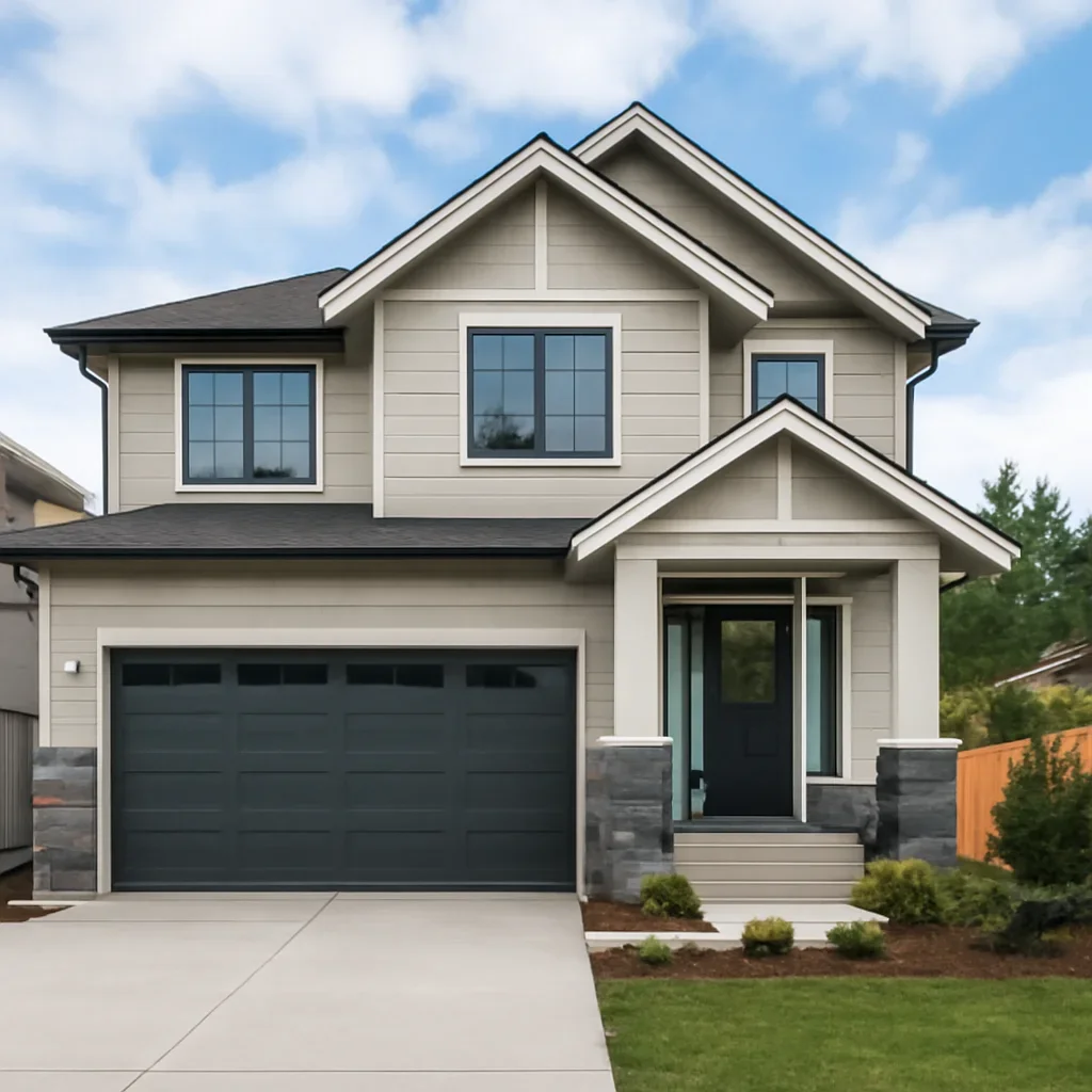 Finished home renovation project in Coquitlam, BC