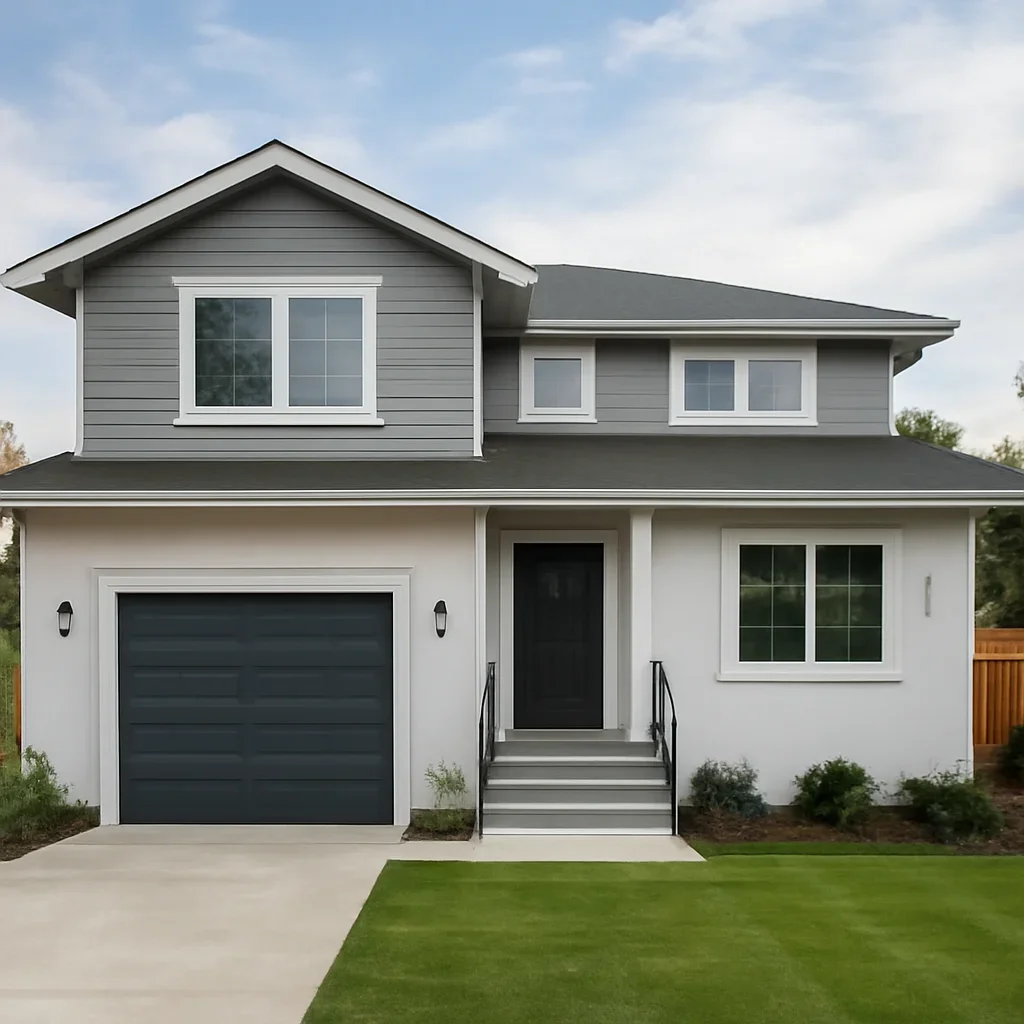 Finished home renovation project in Delta, BC