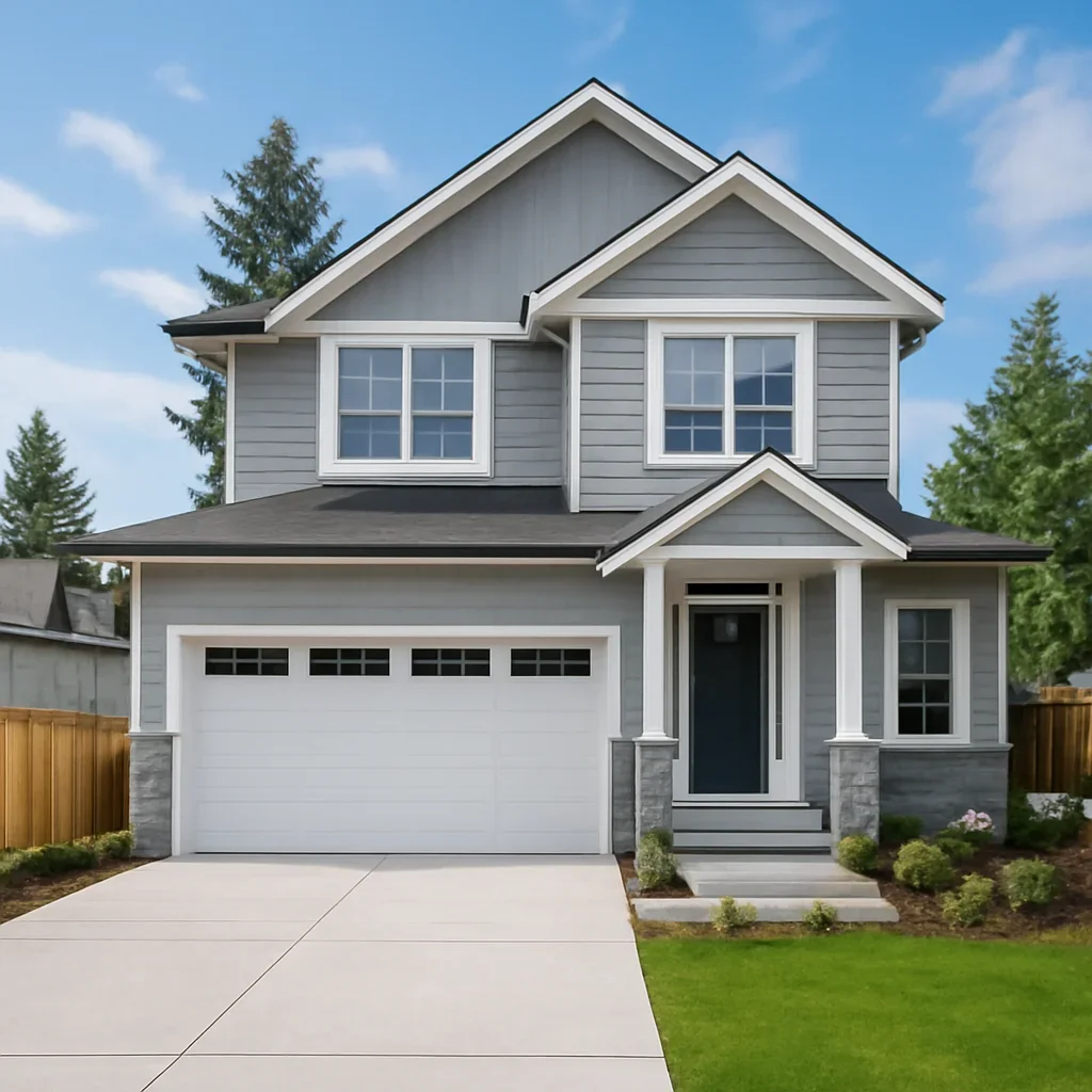 Finished home renovation project in Maple Ridge, BC