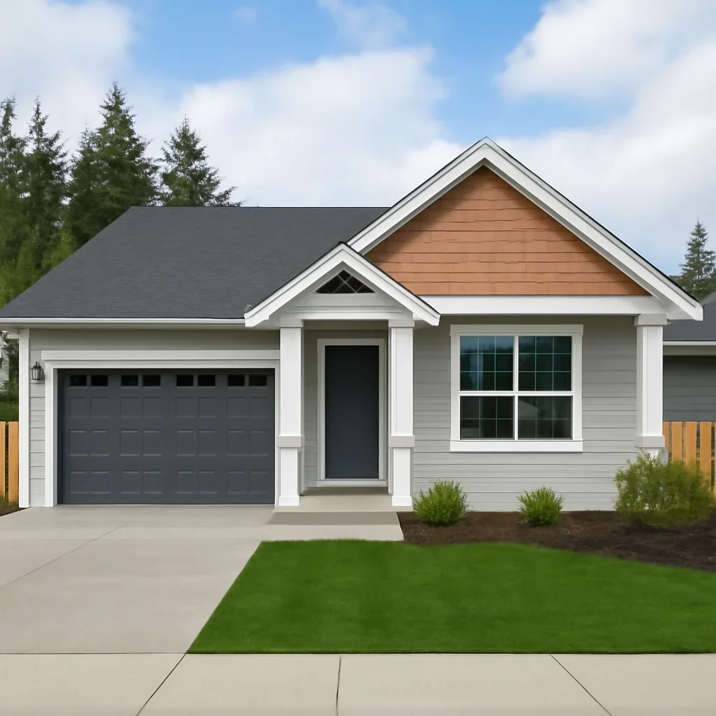 Finished home renovation project in Nanaimo, BC