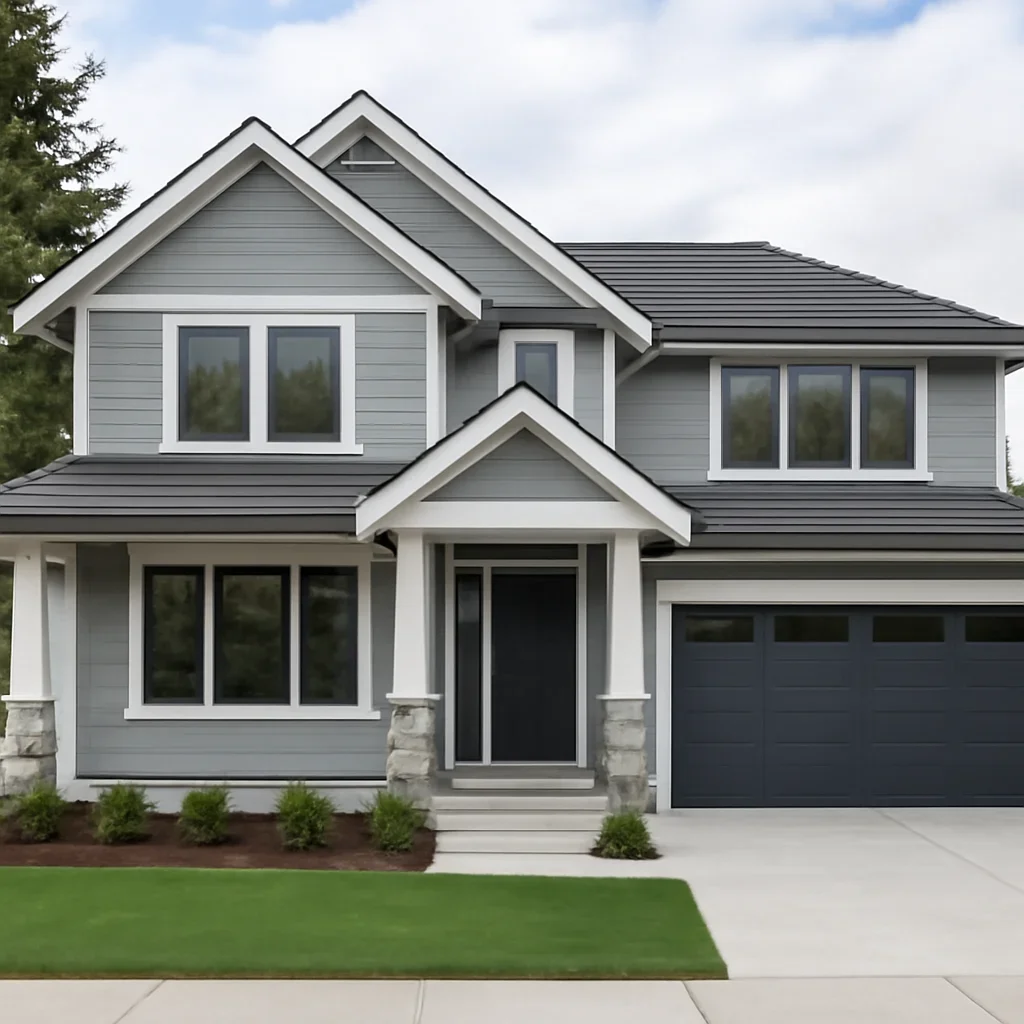 Finished home renovation project in Surrey, BC