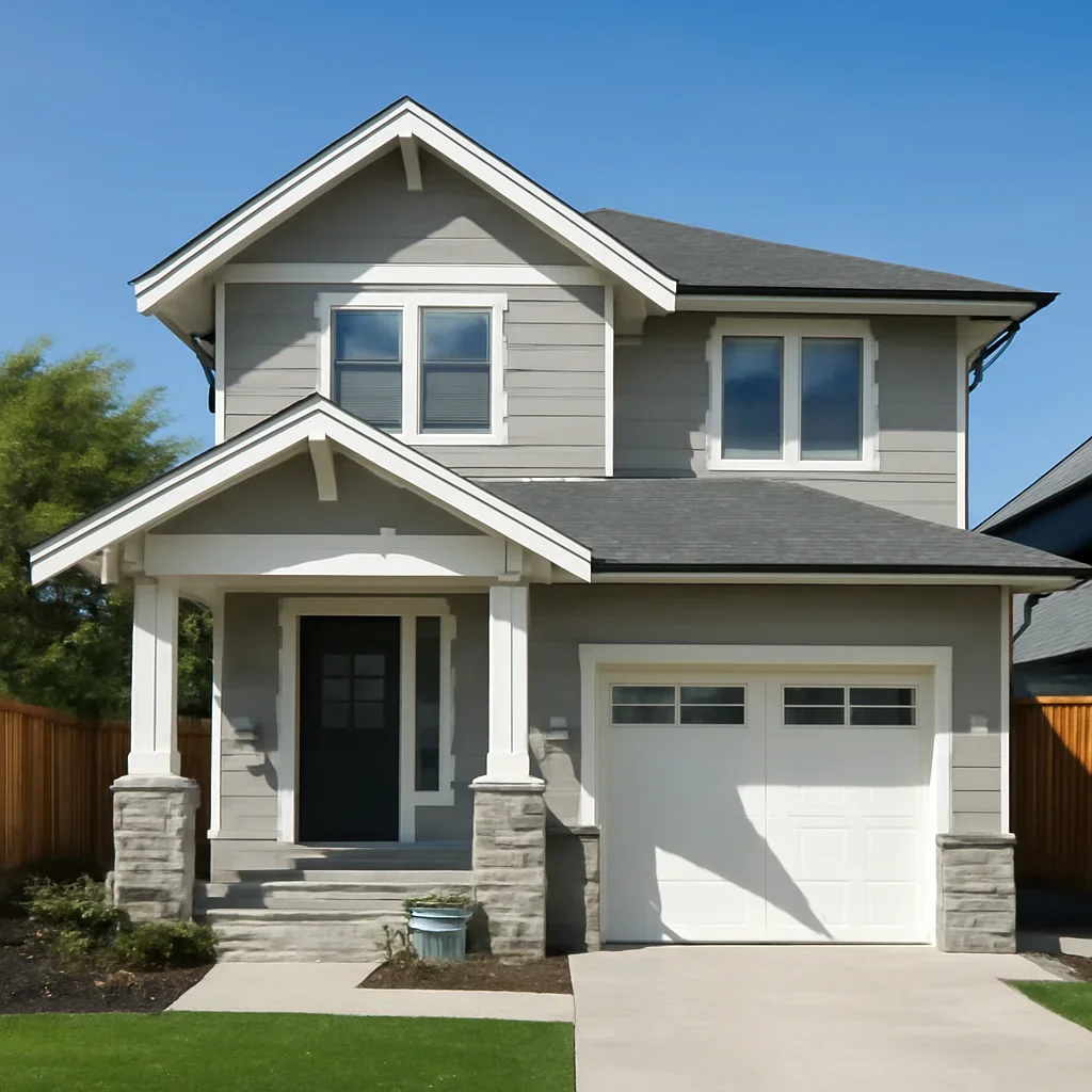 Finished home renovation project in Victoria, BC