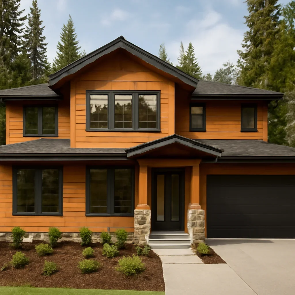 Finished home renovation project in Whistler, BC