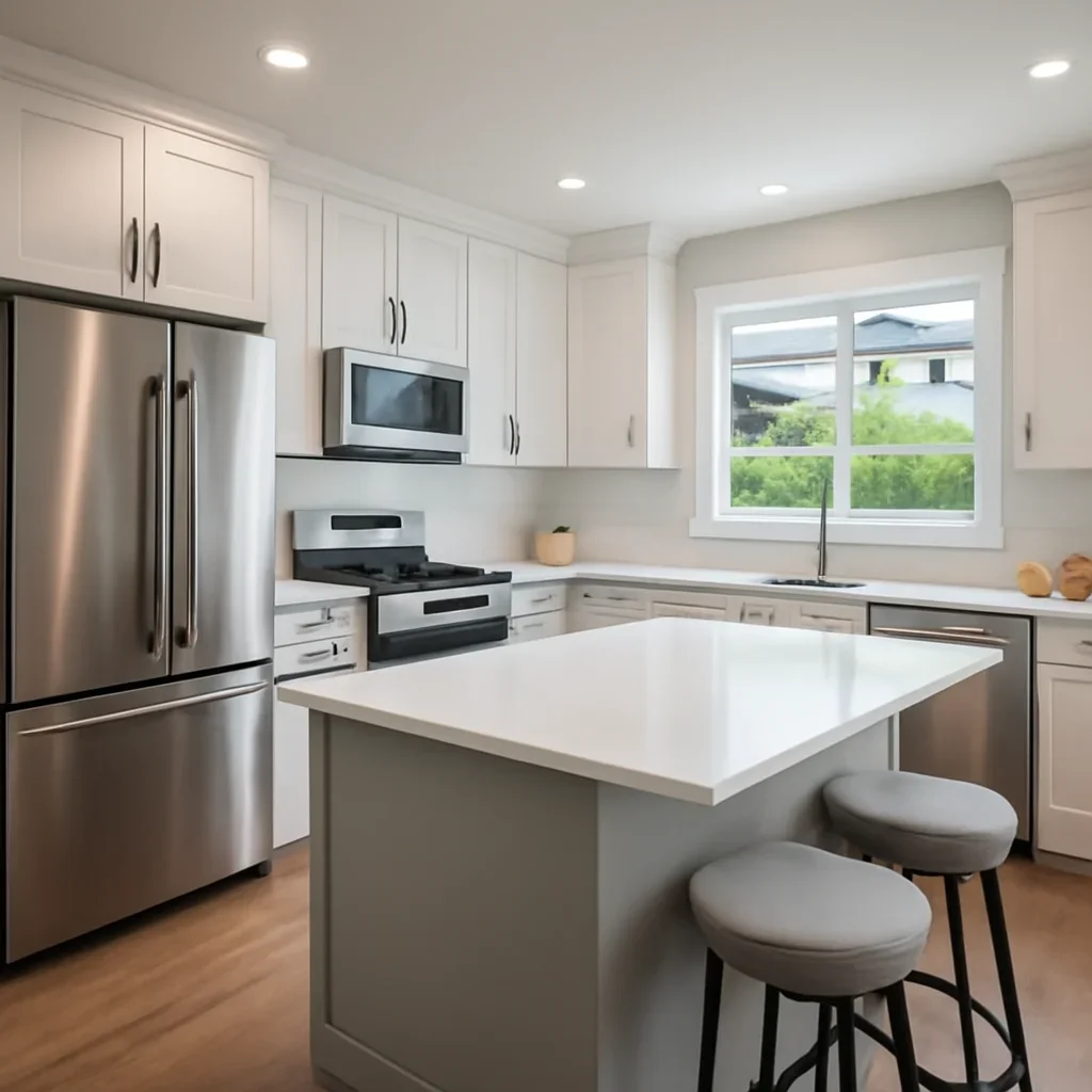 Finished kitchen renovation project in Surrey, BC