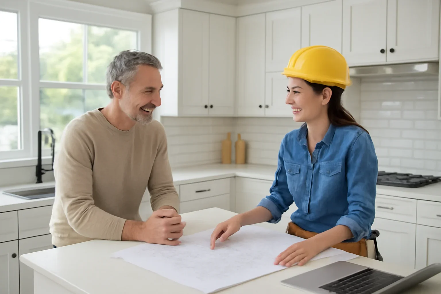 Kitchen Renovation consultation for a property owner in Surrey, BC